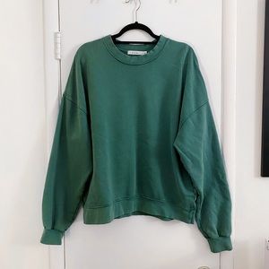 mnml Vintage Wash Oversized Crewneck Sweater